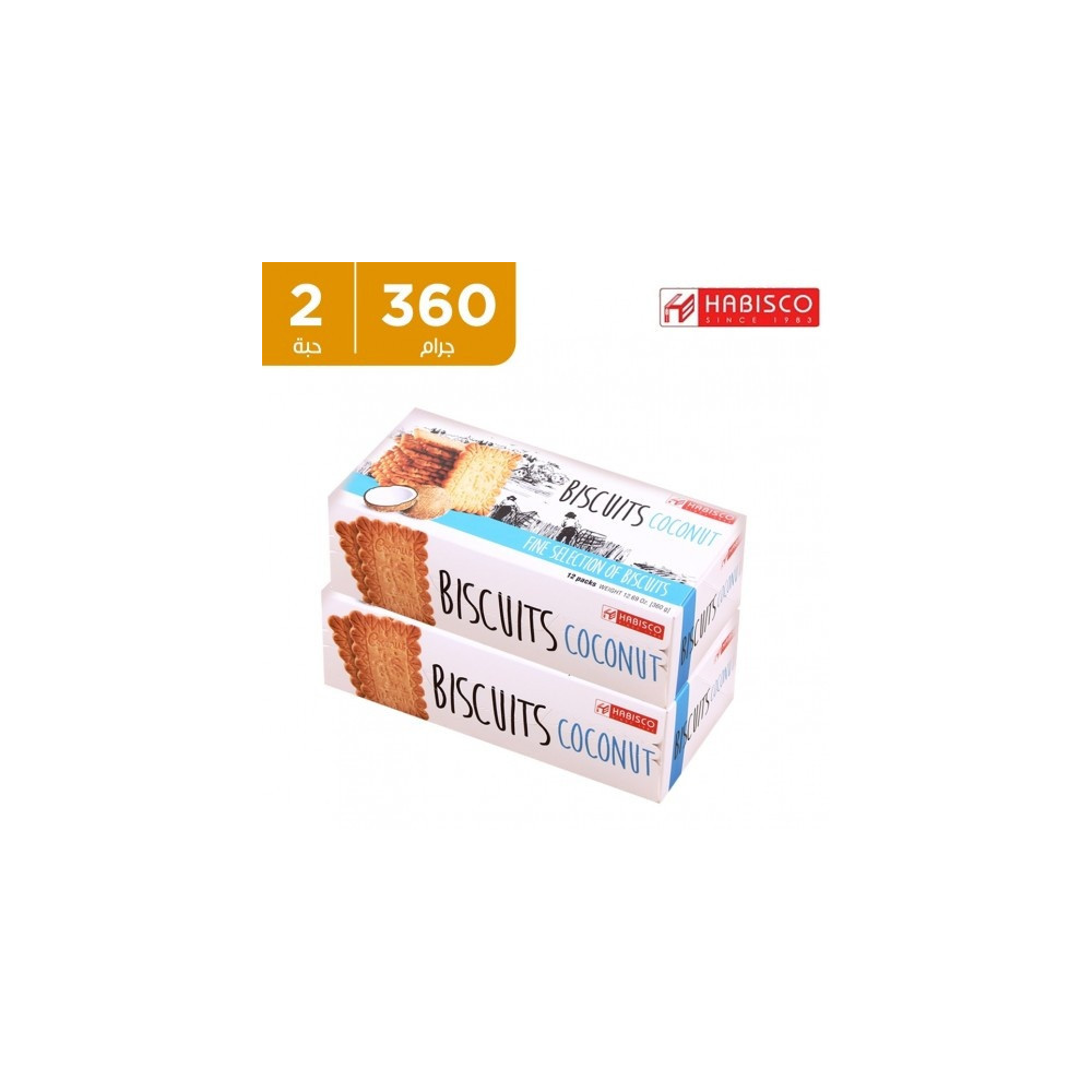 Habisco Coconut Biscuits 360 g 2 Pieces