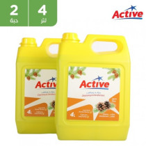 Active Pine Scent Disinfectant 4 Liters 2 Pieces