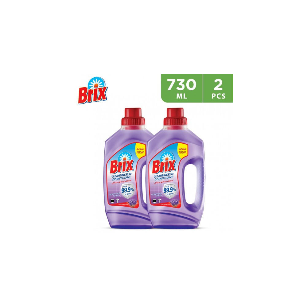 Brix Lavender Cleanser & Disinfectant 730 ml 2 Pieces