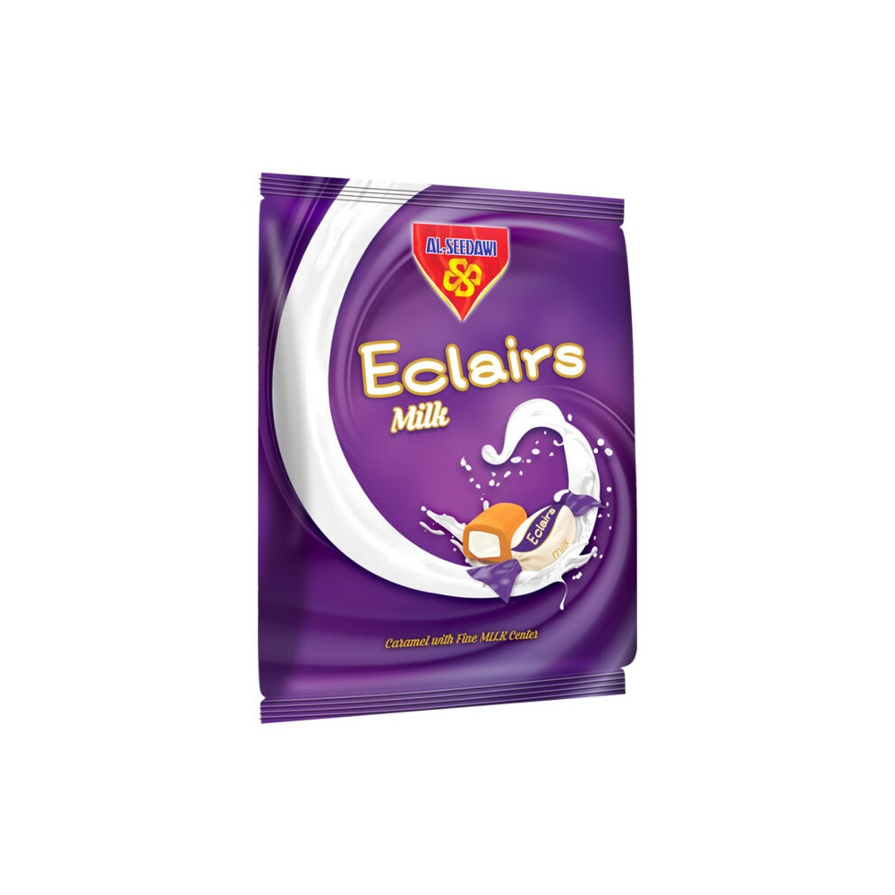 Alsaidawi Caramel eclairs with milk filling 350 g