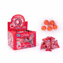 Mega Dazz Cherry Candy Filled with Bubble Gum 60x8g