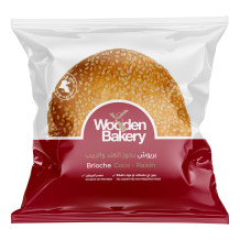 Coconut and raisin brioche 80 g Wooden Bakery