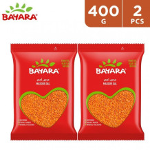 بايارا عدس احمر 400 جم 2 حبة
