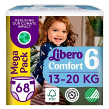 Libero Baby Diaper Comfort 6 Size 68pc