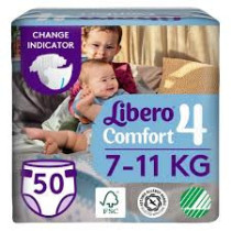 Libero Comfort Size 4 (7-11kg) - 50 Diapers