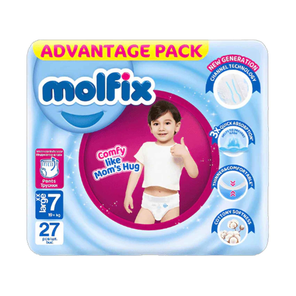 Molfix Pants Baby Diapers 27 No. 7