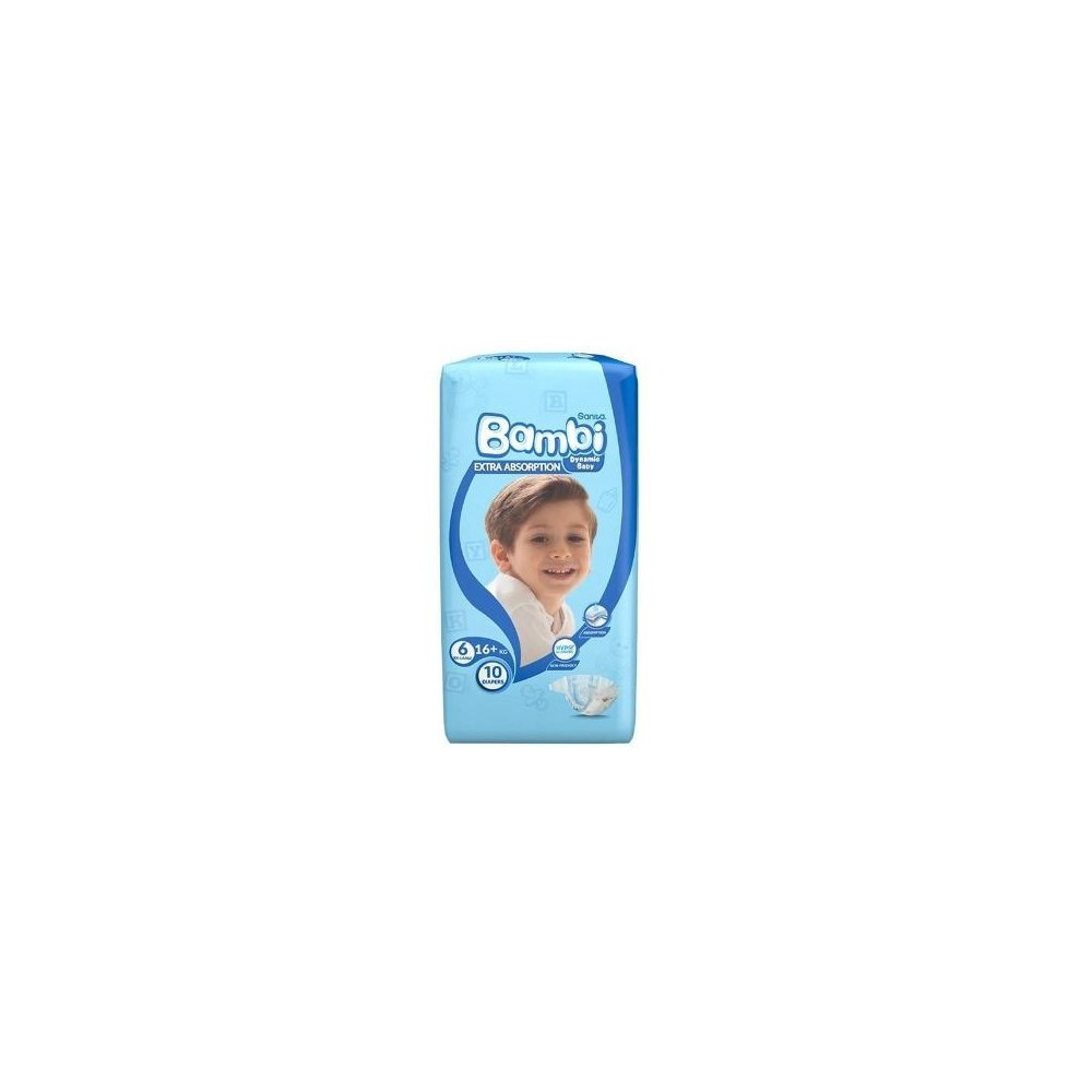Sanita Bambi Kids Diapers Normal No. 6 (10 Diapers)
