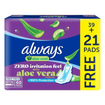 Always Aloe Vera diapers for women 39+21 Offer