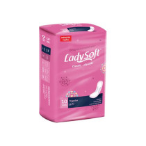Lady Soft regular feminine pads pink