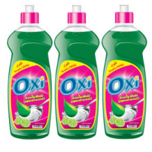 Oxi Liquid Plates Green Lemons 600 ml 3 pcs