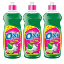 Oxi Liquid Plates Green Lemons 600 ml 3 pcs