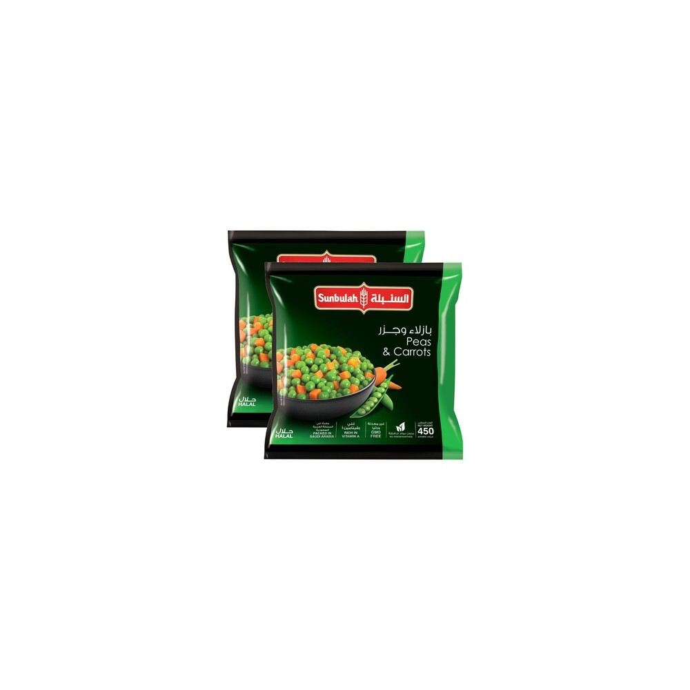 Sunbulah Peas and carrots 400 g 2 pieces