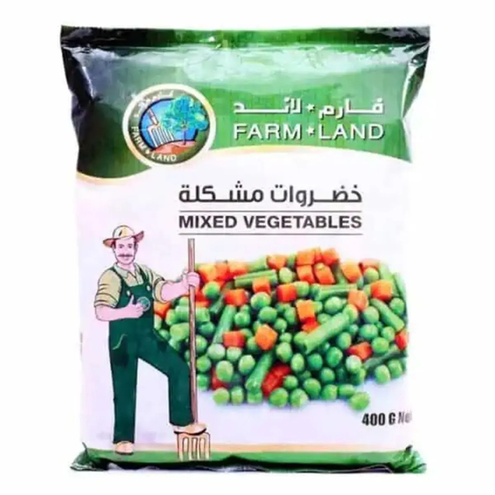 فارم لاند خضراوات مشكلة مجمدة ٤٠٠ غرام