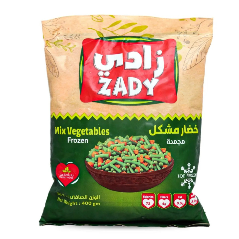 Zady Frozen Mix Vegetables 400 gm