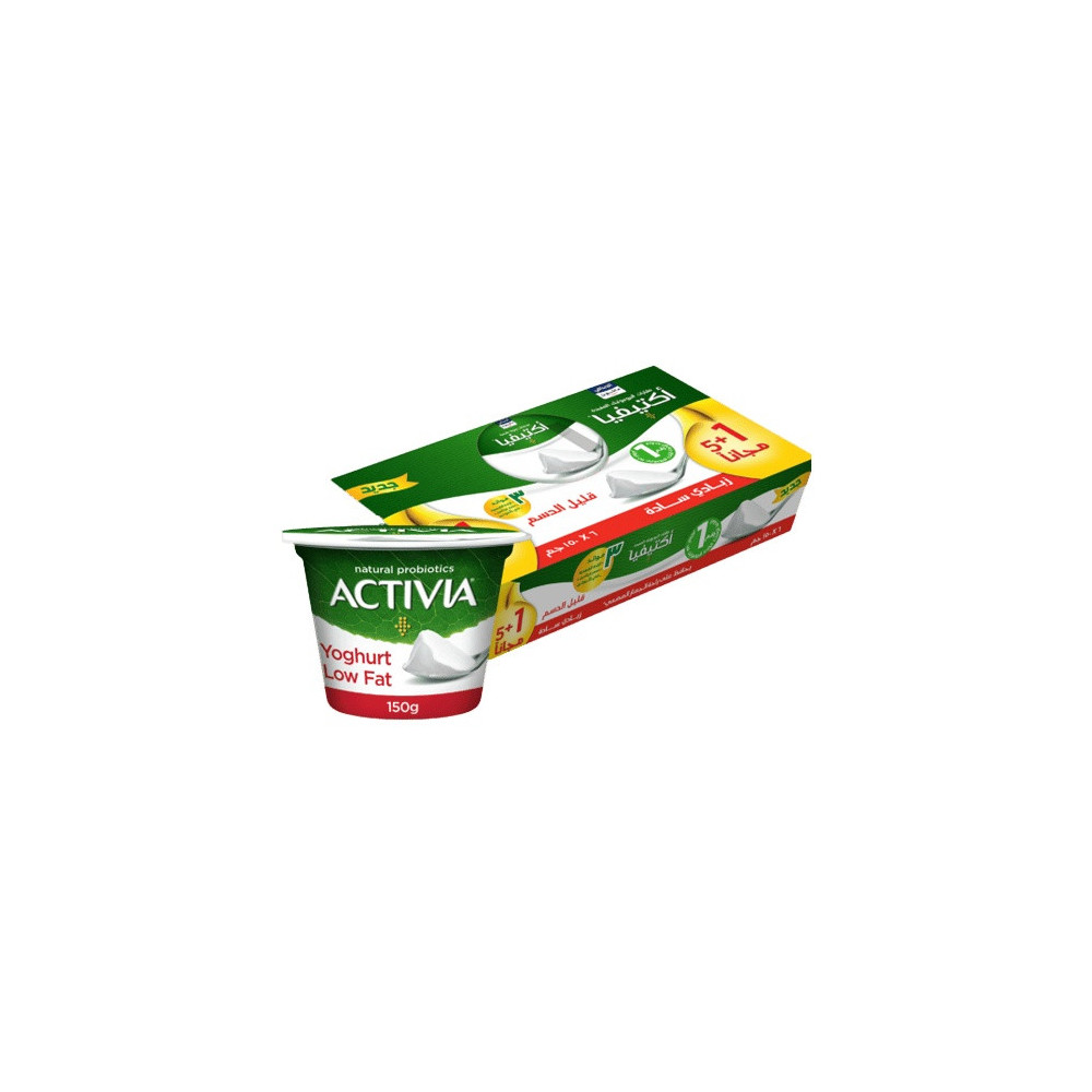 Activia Low-fat Rob 150 g 5+1 free