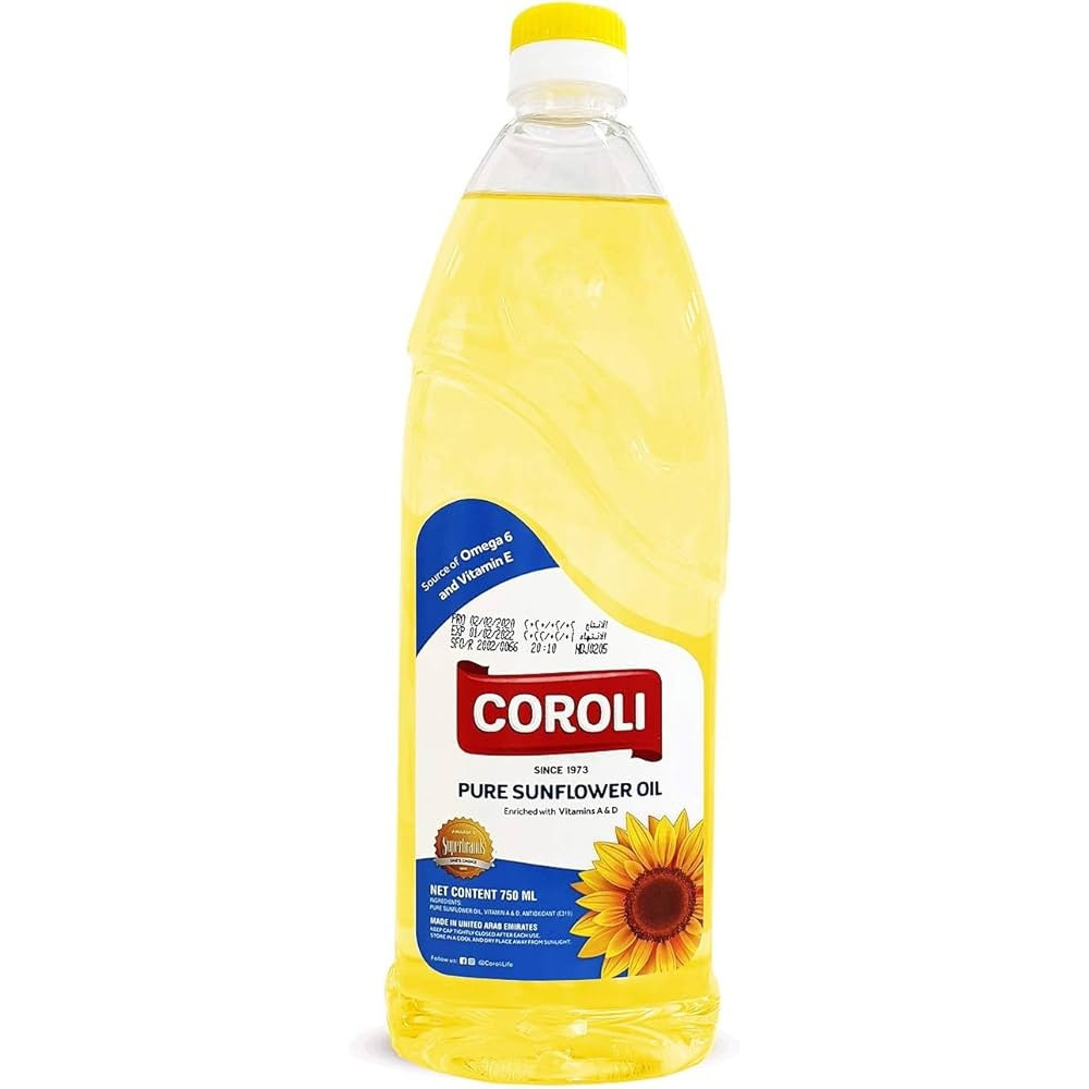 Coroli Sunflower Oil Pet 750 ml