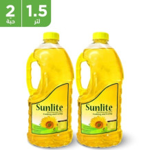 زيت طهي صن لايت ١.٥ لتر قطعتان