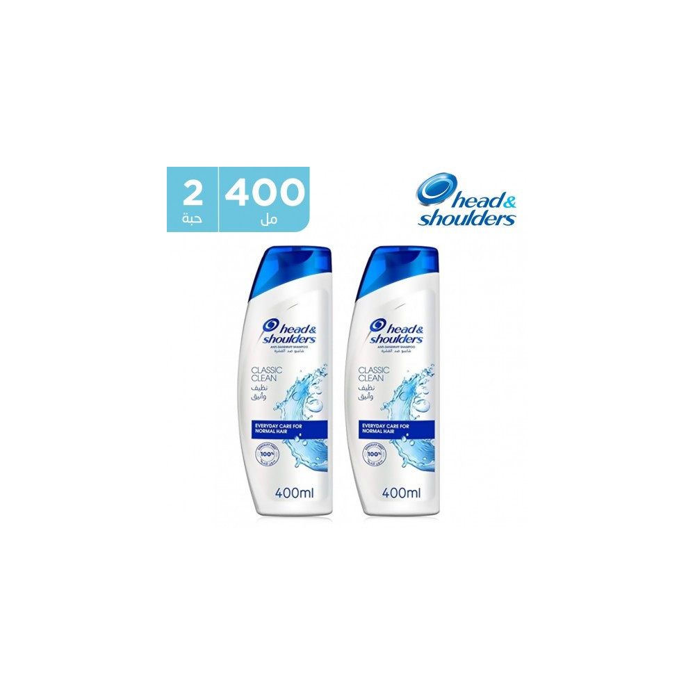 Head & Shoulders Elegant Shampoo 400ml 2 Pieces