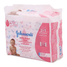 JOHNSON'S 72 Skin Cleansing Wipes-2+1-
