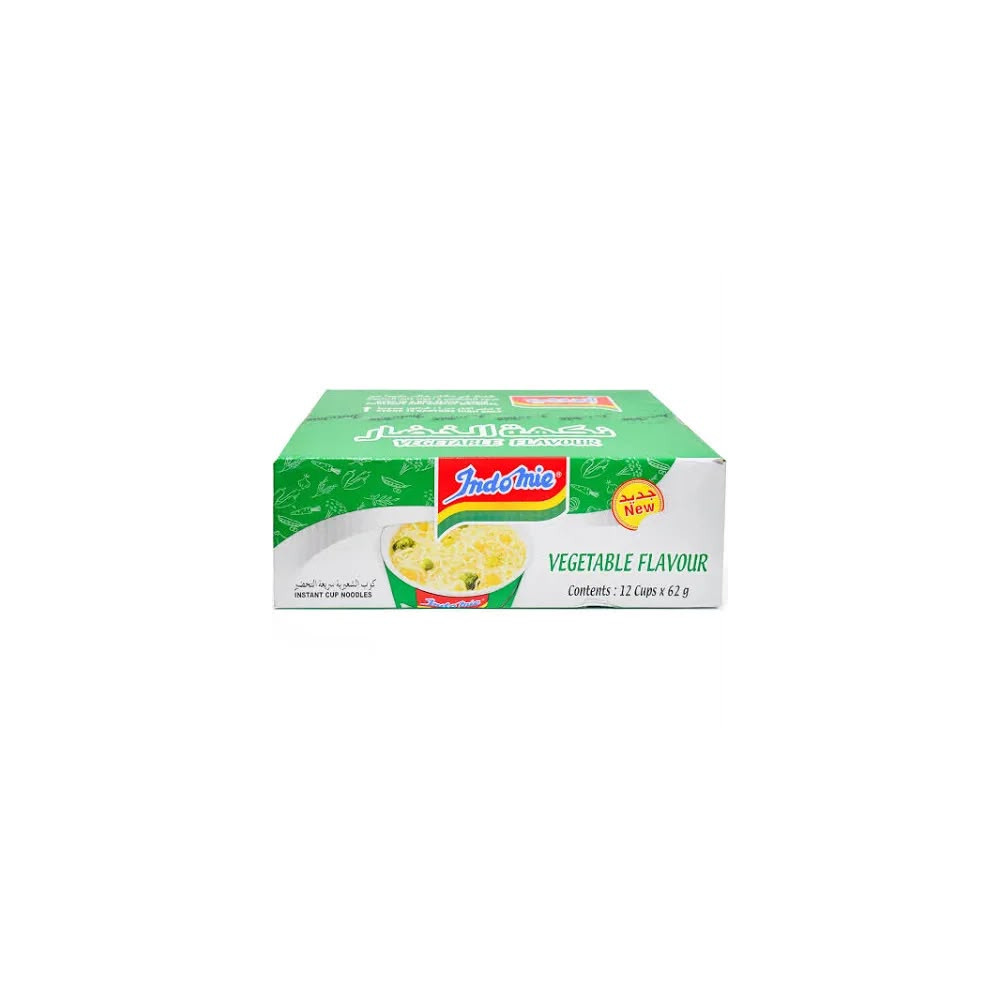 Indomie Vermicelli Vegetable Flavor 62 gm-12 Pieces