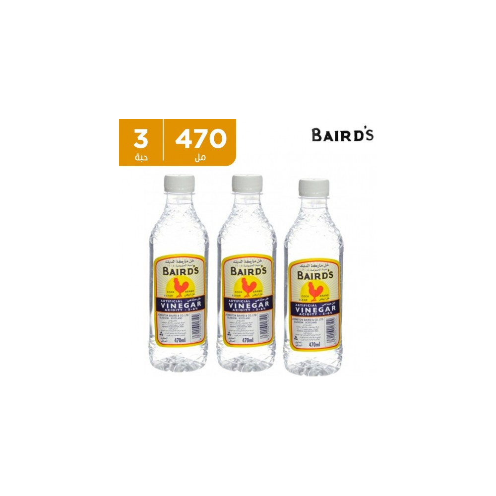 خل الديك ابيض 470مل 3حبه عرض