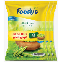 Foodie's Peas 400 gm 3 Pieces