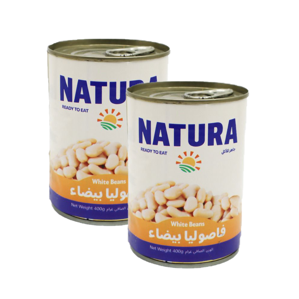 Natura White Beans 400 g 2 Pieces