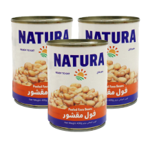 ناتورا فول مقشور 400 جم 3 حبة