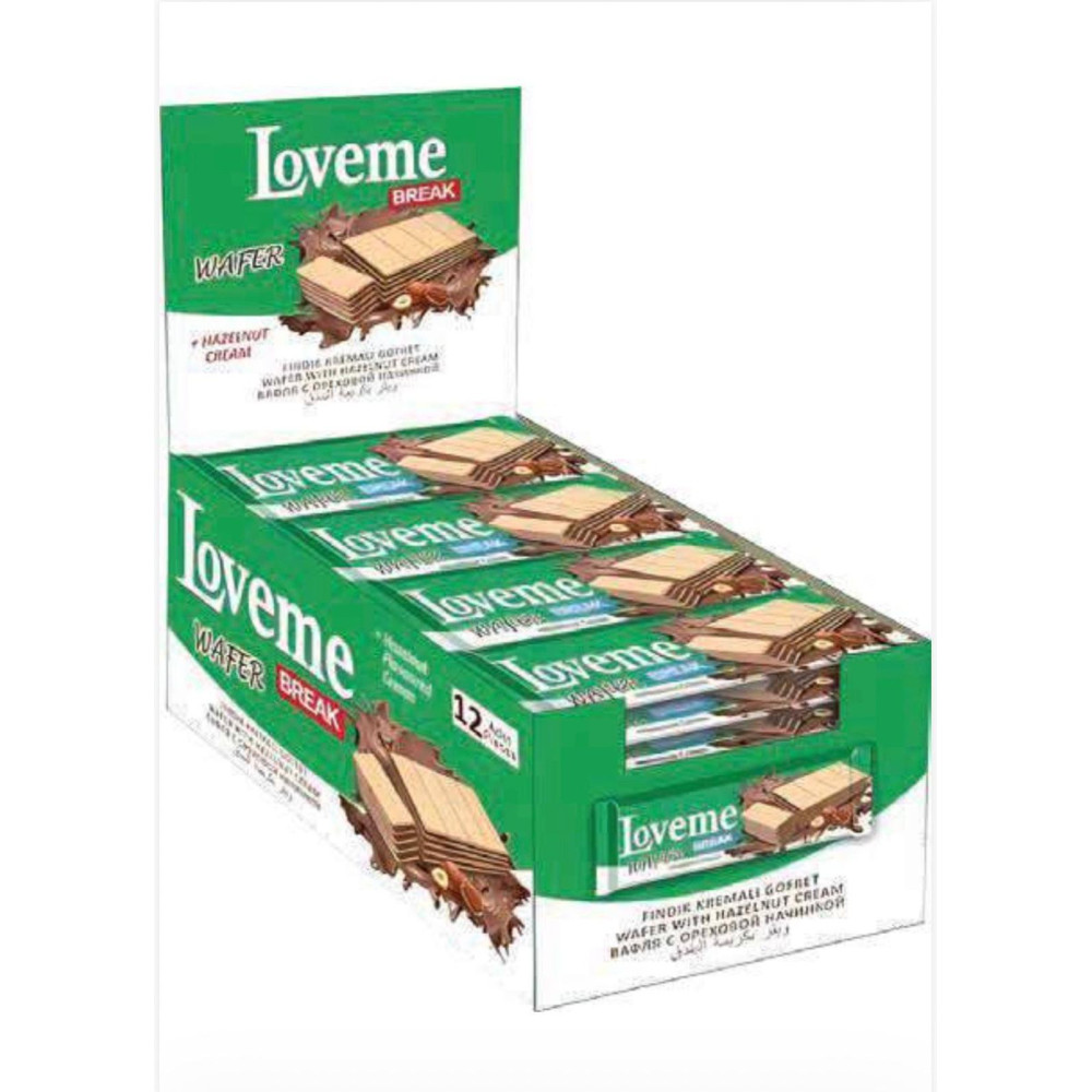 Lovi Me Hazelnut Cream Wafer 38 gm