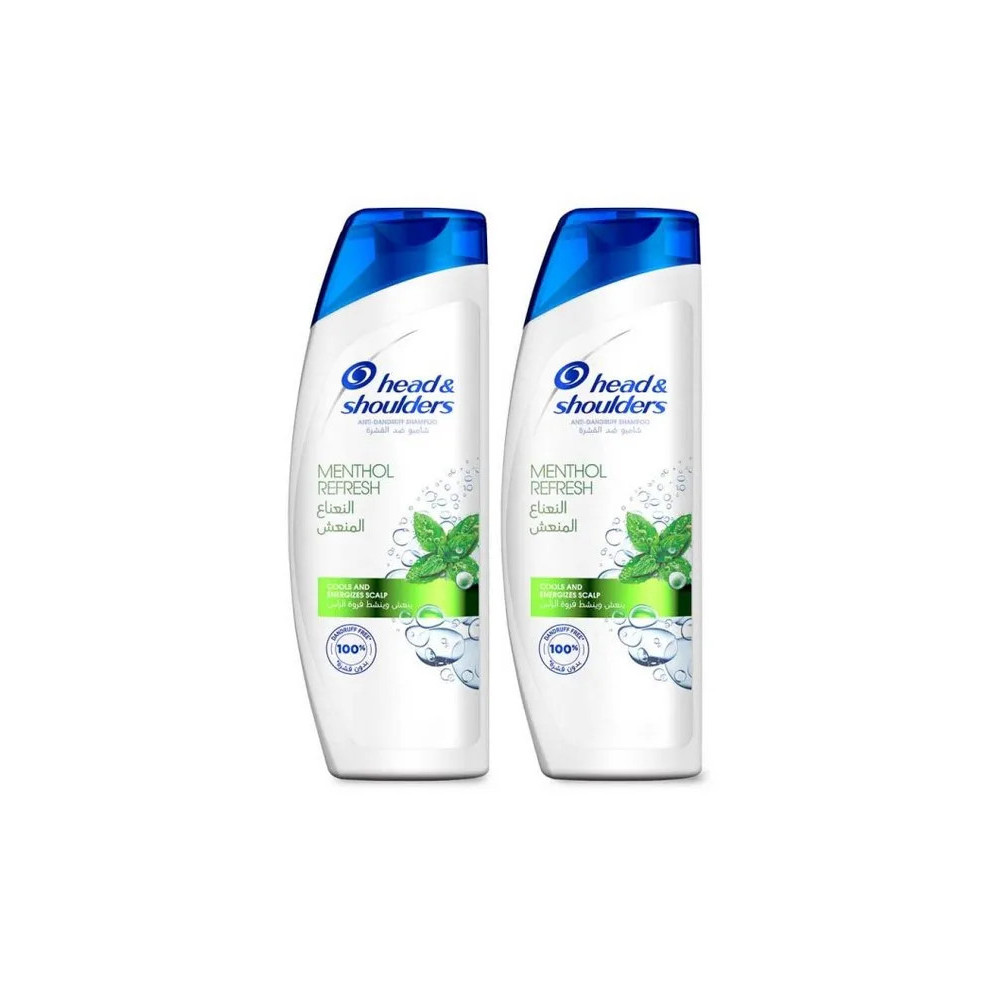 Head & Shoulders Shampoo Menthol 2X400Ml