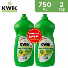 سائل صحون كويك مضاد بكتيريا 750مل 2حبه