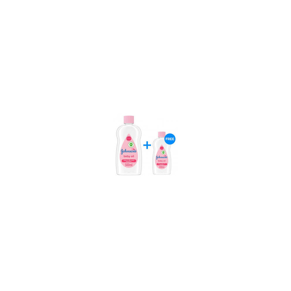 JOHNSON'S Baby Oil 500ml+200ml