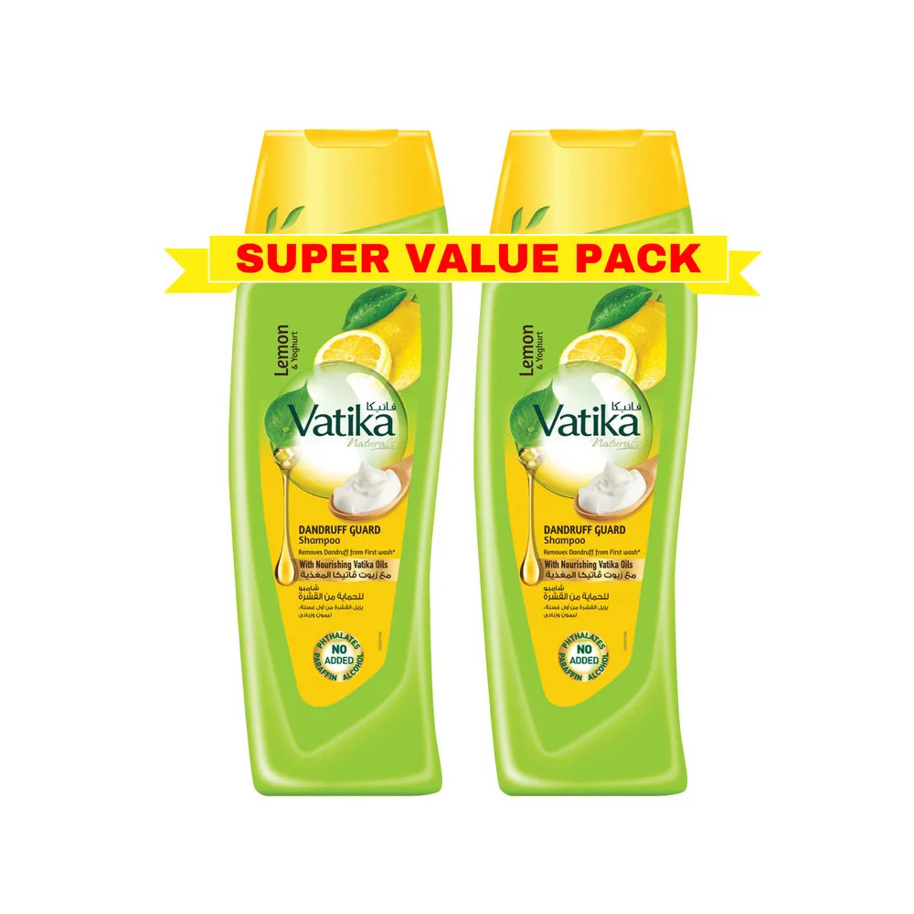 Dabur Vatika Dandruff Protection Shampoo 400 ml 2 Pieces