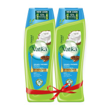 Dabur Vatika Shampoo Volume & Density 400 ml 2 Pieces