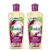Dabur Vatika Hair Oil (Onion) 300 ml 2 Pieces