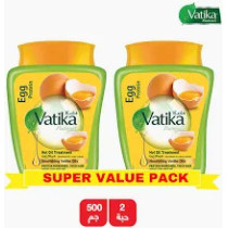Vatika Egg Oil Bath 500 Gm 2 Pieces