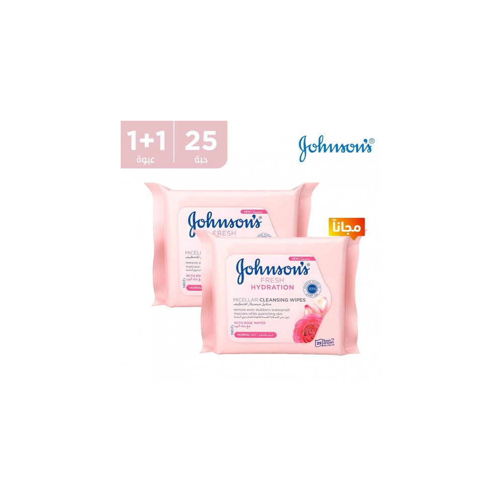 Johnson's MesserMoisturizer Moist Face 25 Sheets