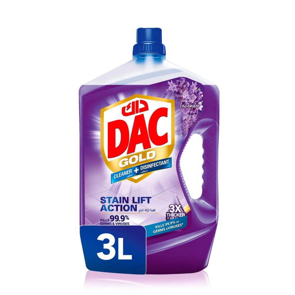 Dak Gold Concentrated Lavender Scented Disinfectant 3 Liters