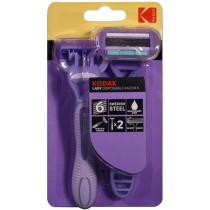 Women's 6-Blade Razor 2 Blades Purple