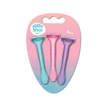 Women's razor with moisturizing strip 3 pieces Dorco