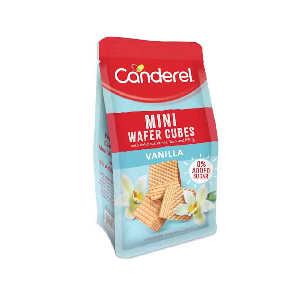CANDEREL VANILLA MINI WAFER CUBES 100G