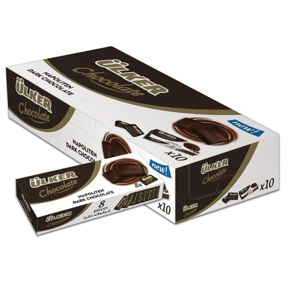 Ulker Dark Chocolate with Milk 30 g 10 pieces