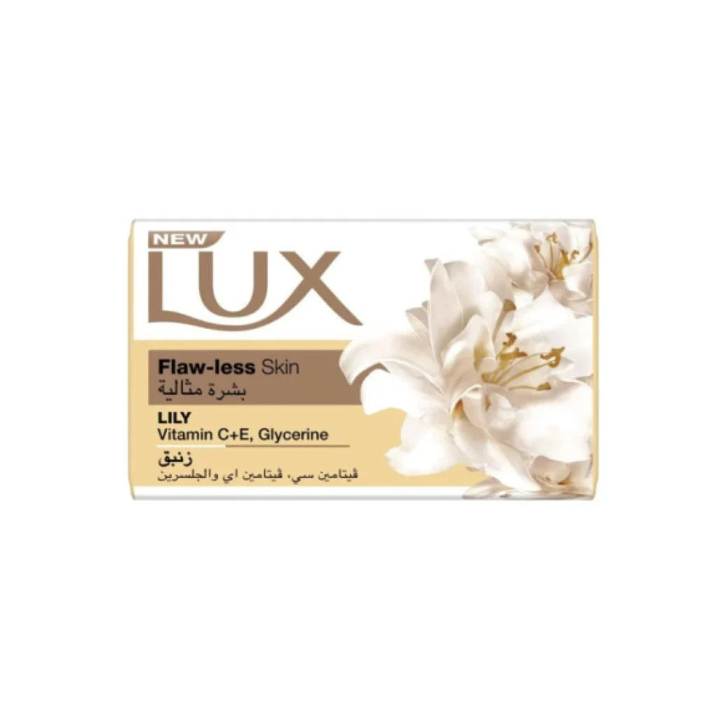 Lux Bar Soap for flaw-less skin Lily with Vitamin C E and Glycerine 170g