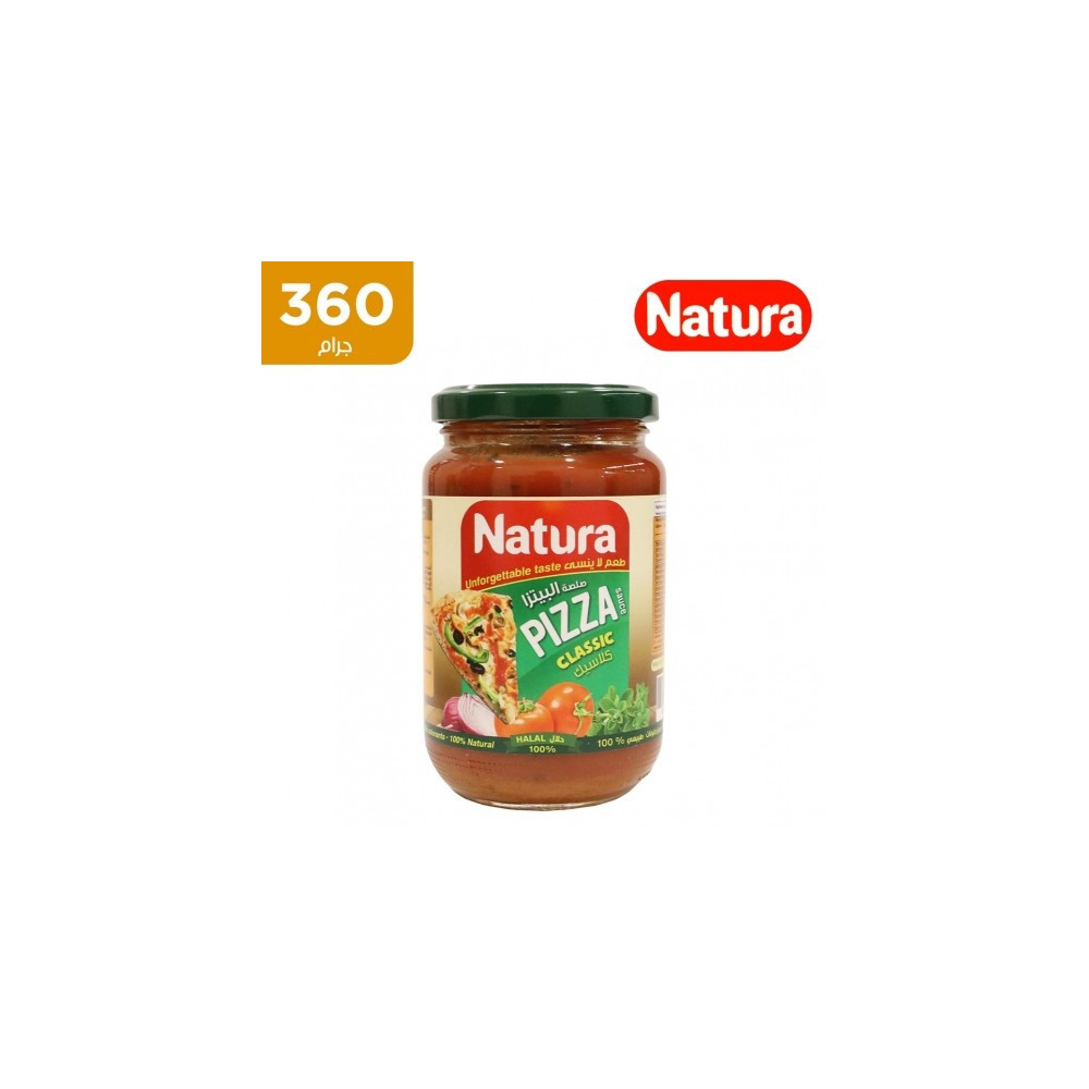 Natura Classic Pizza Sauce 360g 100% Natural