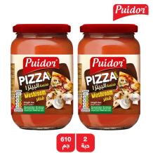 Poidor Mushroom Pizza Sauce 610 g 2 Pieces