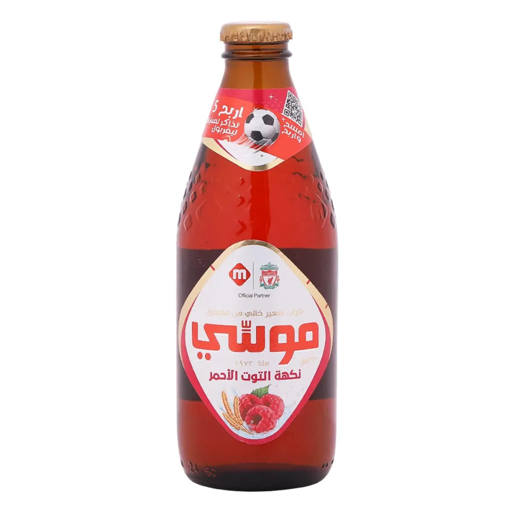 Moussa Malt Syrup 330 ml Red Berries