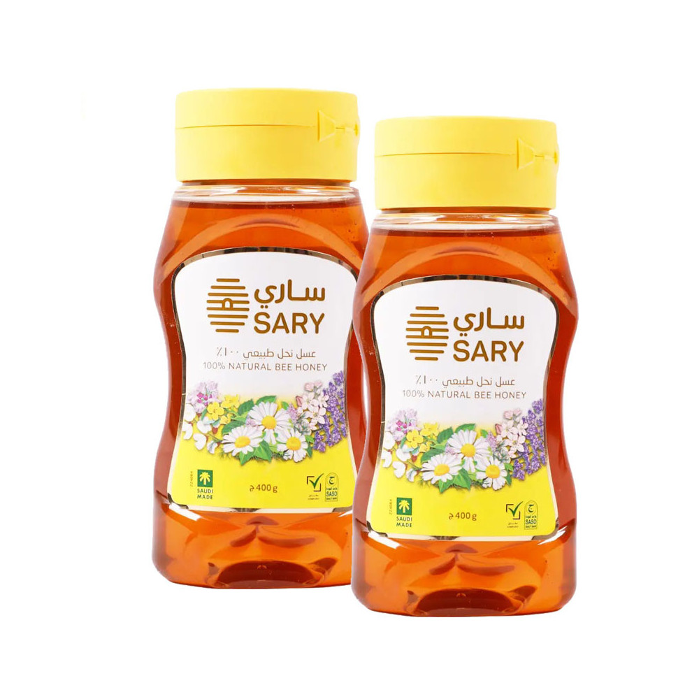 ساري سكويز عسل طبيعي 400 جم قطعتين