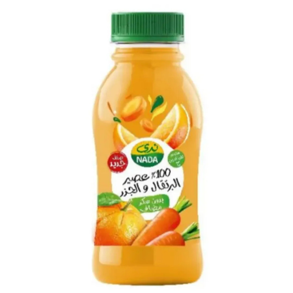 Nada, Orange & Carrot Juice Without Sugar 300 ml