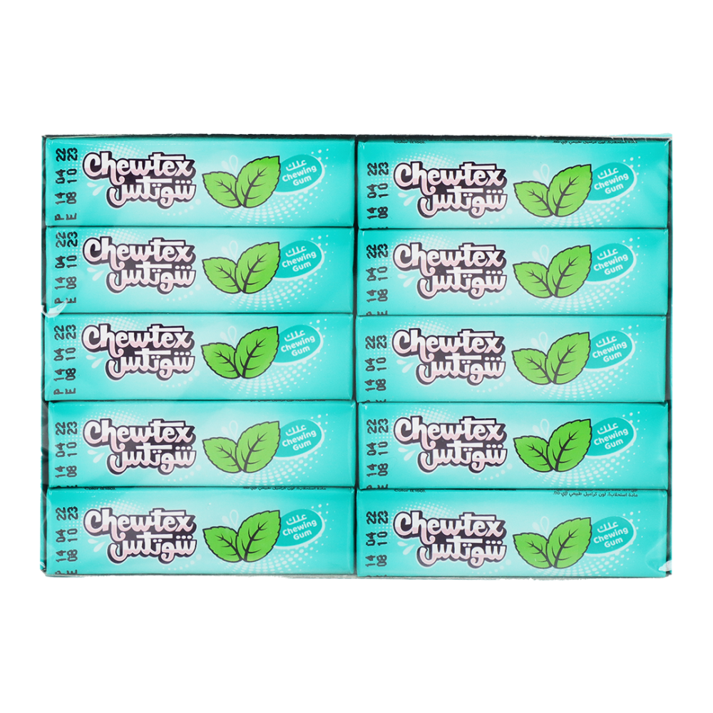 Batook Chewtex Mint Slices Gum 20x12.5 g