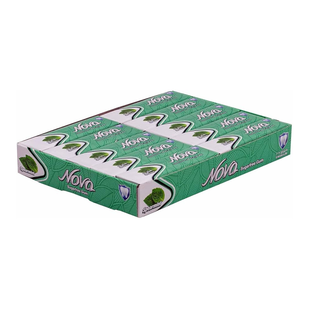 NOVA Spearmint Sugerfree Gum 11.5 gm 20 pcs